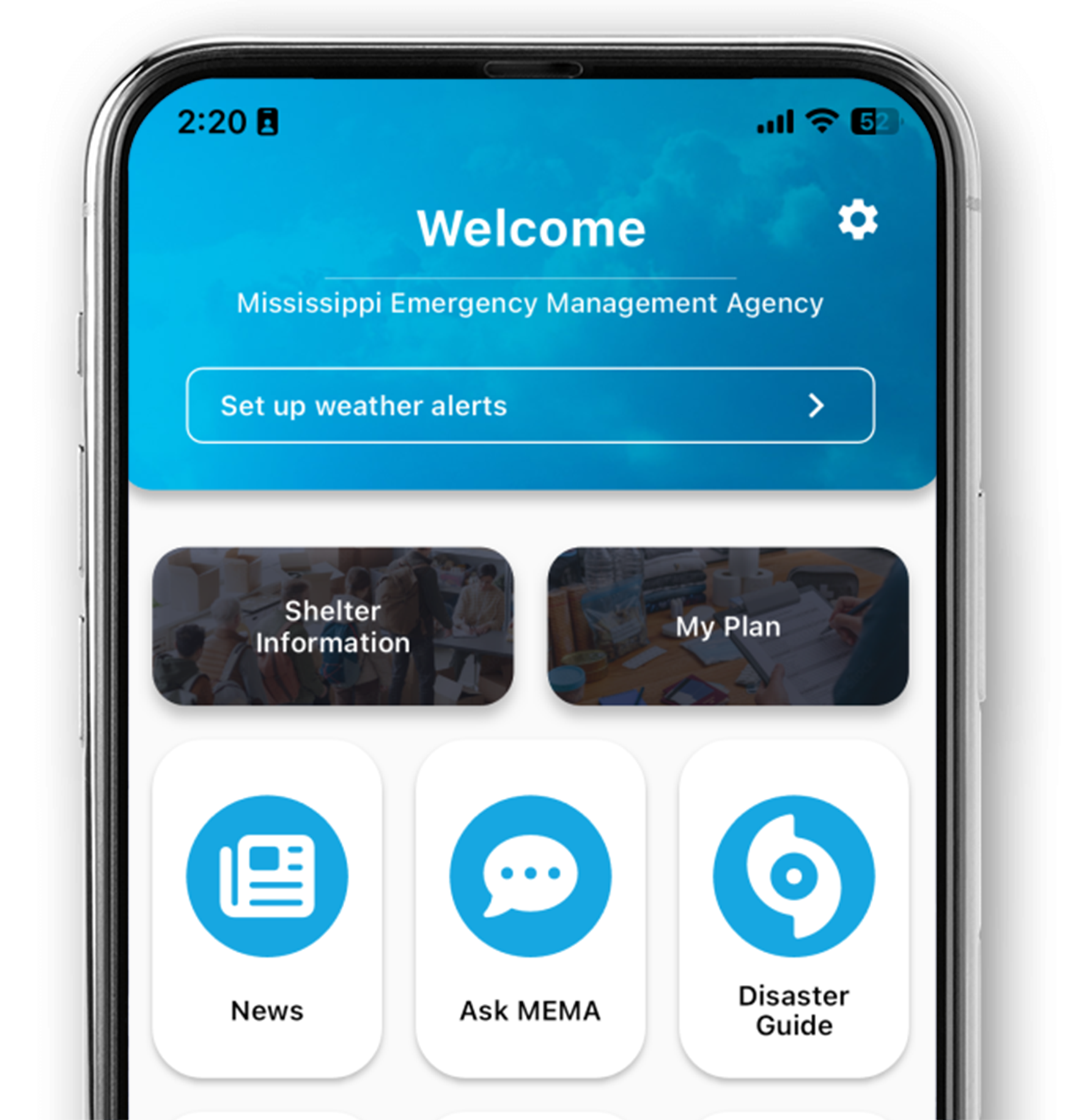 MEMA Alerts screenshot